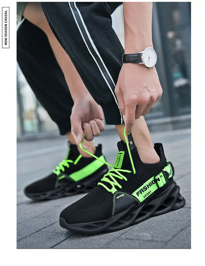 Moda Lila Casual Sneakers Dam Herr Blade Löparskor Storlek 48 Lätta Andningsbara Sportskor Herr Mesh-sneakers