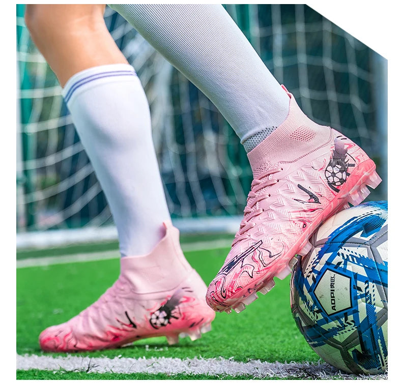 Sapatilhas de futebol profissional para homem, sapatilhas com pitões, sapatilhas de futebol originais, botas para campo de futebol de interior, treino em relva, TF/FG, ténis