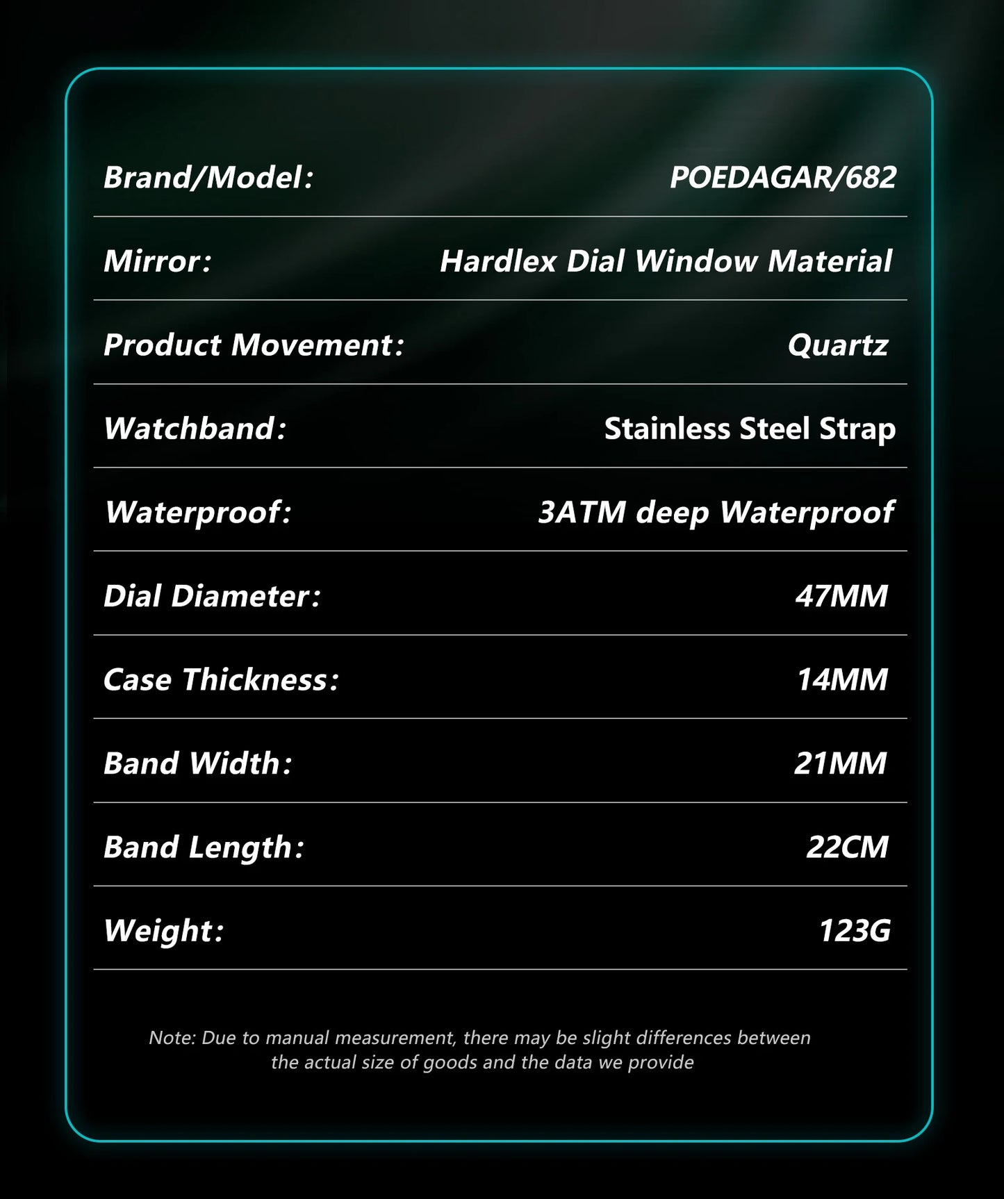 POEDAGAR Luxury Business Men Watch Date Week Waterproof Luminous Man Wristwatch Sport Stainless Steel Quartz Men's Watches Reloj