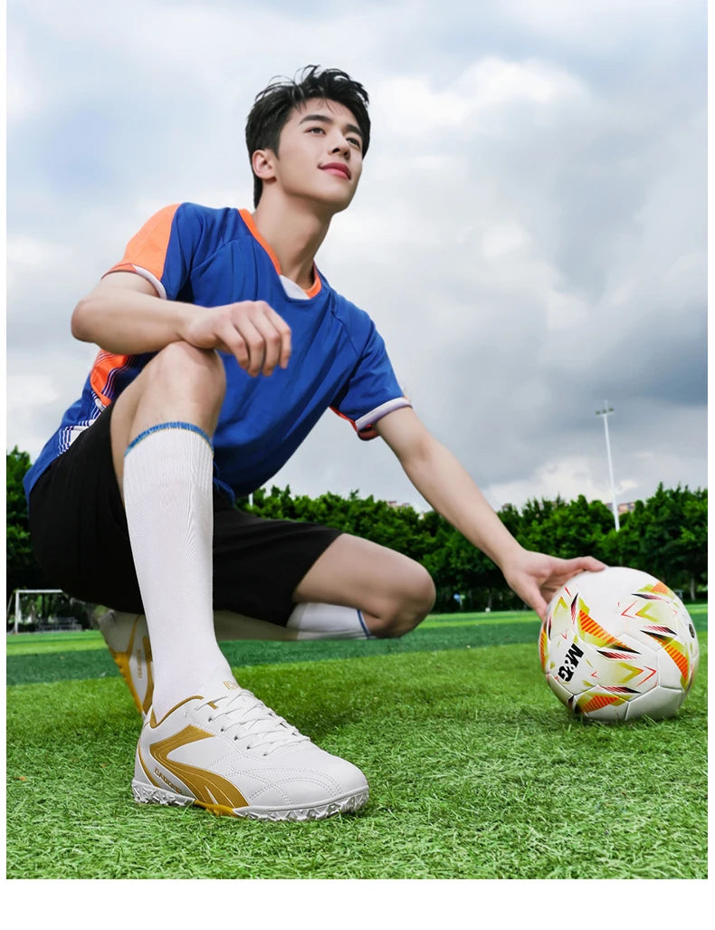 Profesionální pánské kopačky, fotbalové tenisky pro dospělé, halové futsalové boty, ultralehké, protiskluzové, sportovní, odolné proti opotřebení