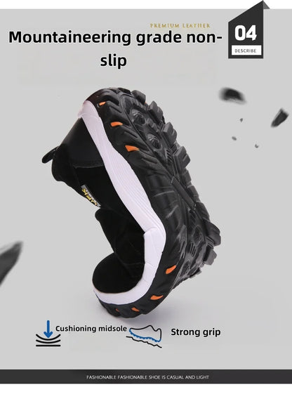 Sapatos desportivos casuais para homem, para caminhadas ao ar livre, acampamento, corrida leve e jogging, mocassins antiderrapantes, sapatos de caminhada, tamanhos grandes 38-50