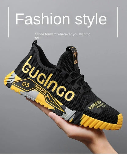 Runing Sport Fashion High Top Sneakers Zapatillas De Deporte 2024 Men Casual Mesh Shoes Light Soft Breathable Vulcanize Shoes