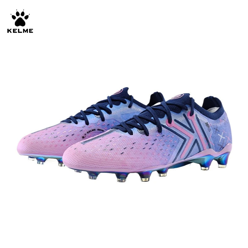 KELME FG Επαγγελματικά παπούτσια ποδοσφαίρου με μακριά καρφιά για φυσικό χλοοτάπητα Επαγγελματικά παπούτσια ποδοσφαίρου για αγώνες Παπούτσια ποδοσφαίρου εσωτερικού χώρου με αντιολισθητική σόλα