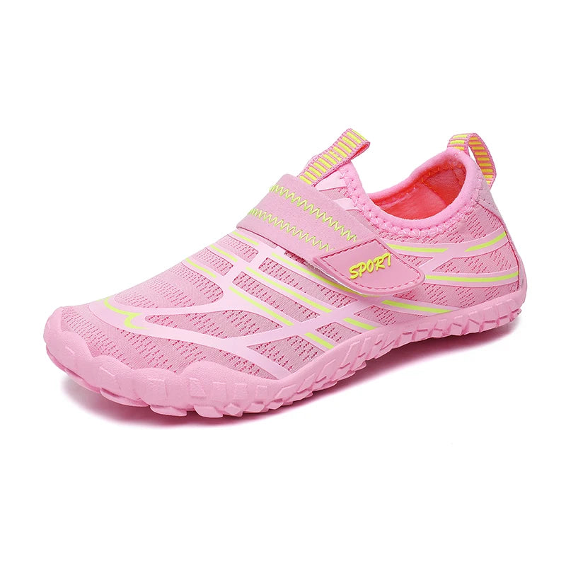 Vattenskor för barn, snabbtorkande strandskor, vattenskor för pojkar och flickor, barfota-sportskor, vadningsskor, sneakers för barn, dykning, fiske, surf-sandaler