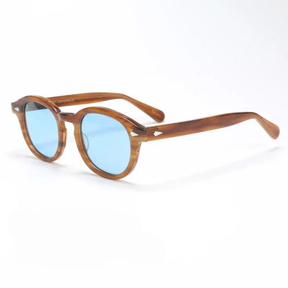 Polarized Sunglasses Men Sun Glasses Woman Johnny Depp Lemtosh Luxury Brand Vintage Acetate Frame Goggles
