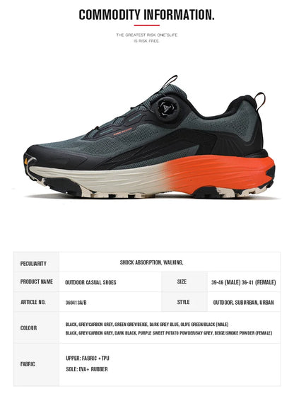 HUMTTO Men Breathable Hiking Sneakers Non-slip Casual Running Shoes Man Outdoor Climbing Sneaker Men's Designers Trekking Boots