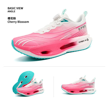 Running Shoes Carbon Board Speciality Marathon Men Sports Breathable Lightweight Women's Comfortable Athletic Nonskid Sneakers
