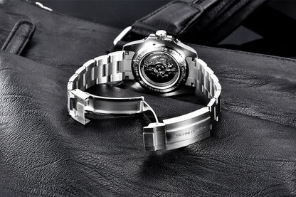 PAGANI DESIGN Men Automatic Mechanical Watch PD1661 8215 Dive Stainless Steel Waterproof Clock Sapphire Reloj Hombre