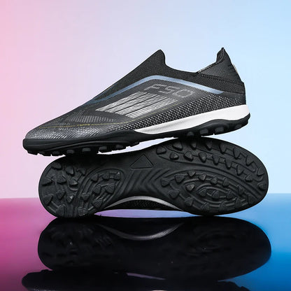 Men Soccer Shoes Training Football Boots Indoor Sneakers TF Long Spikes Match Futsal Ultralight Breathable Cleats Drop Shipping