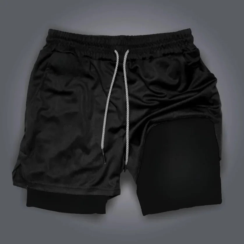 Dragon Ball GOKU Vegeta Anime Printed Double Layer Shorts 2025 American Summer Men's and Women's Fashion Sports Shorts
