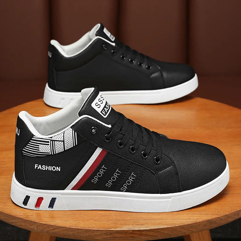 Skateboardsko til mænd 48 Casual høje sneakers til gåture Sportssko Åndbare hiphop-sko Gadesko Chaussure Homme