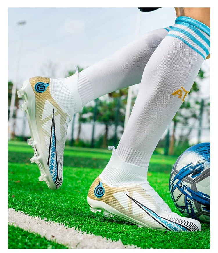 Chaussures de football pour hommes, chaussures de football professionnelles originales, résistantes, respirantes, de haute qualité, antidérapantes