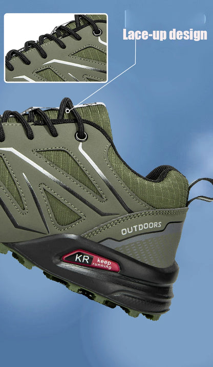 Men's Hiking Shoes Waterproof All-Terrain Outdoor Sneakers Non-Slip for Trekking Camping Tactical Training  Outdoor Cycling