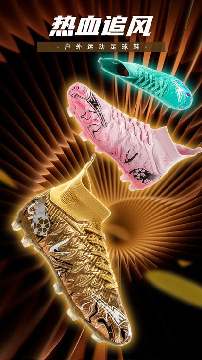Vyriški profesionalūs futbolo bateliai, neslystantys futbolo bateliai, unisex, kvėpuojantys, futsalo sportiniai, nauji bateliai su spygliais, tiesioginis pristatymas, ultralengvi