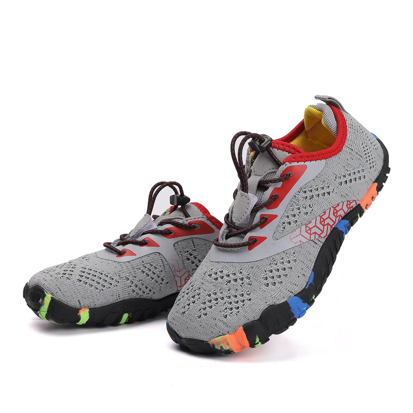 New Children's Aqua Shoes Women Colorful Walking Sports Upstream Wading Sneaker Breathable Mesh Five Fingers Swimming Water Shoe