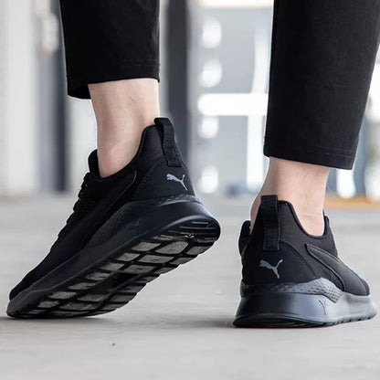 PUMA 371128-01 Chaussures de course unisexes noires d'été, respirantes, légères, décontractées, baskets de sport pour hommes et femmes