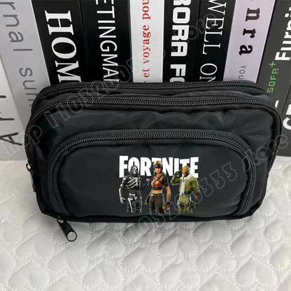 Fortnite Pen Box Creative Game Pattern Pencil Case Harajuku Storage Bag Boy Girl Back to School Supplies Birthday Party Gifts