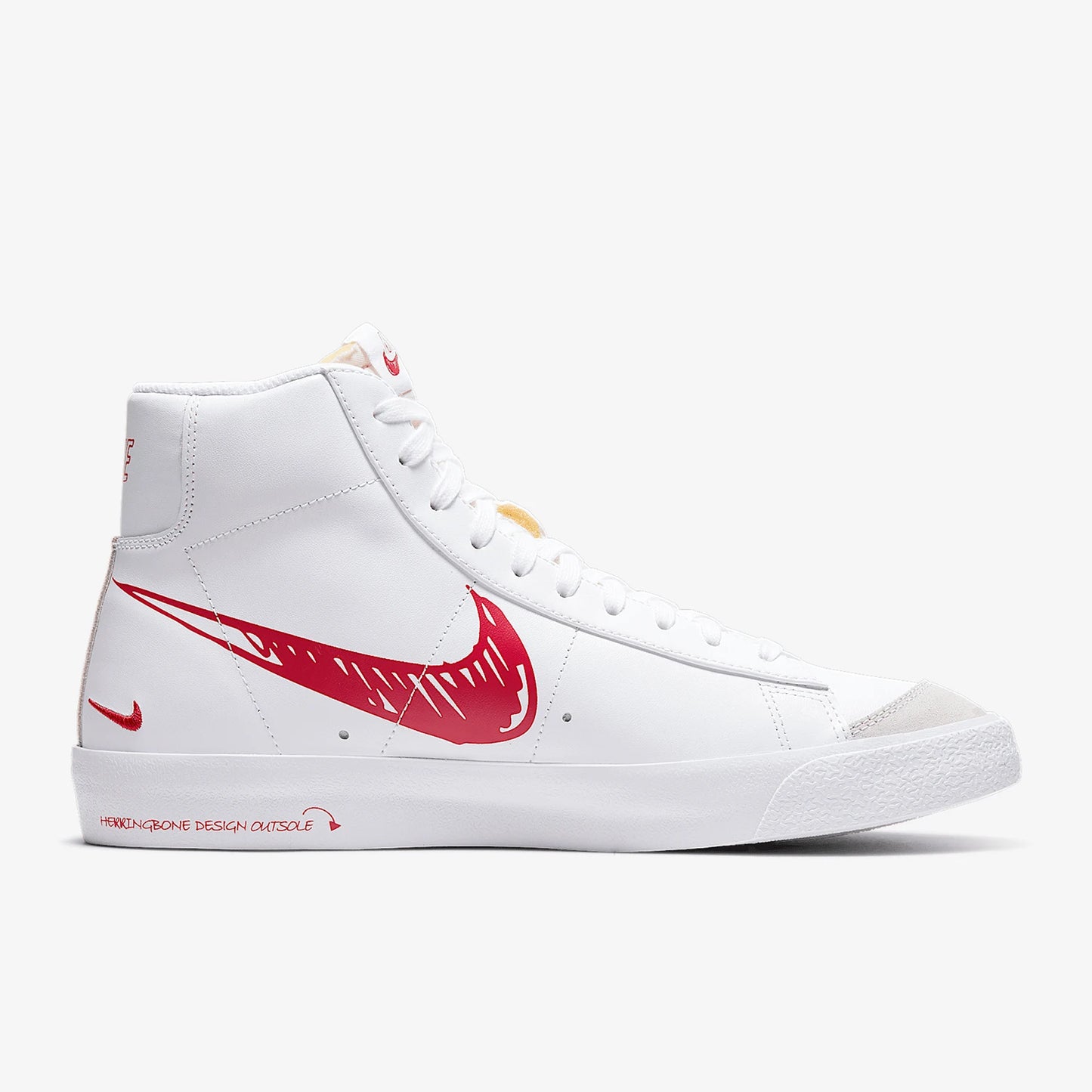 Nike Genuine Blazer Mid VNTG 77 SL Trail Blazer Manuscript Men's Board Shoes CW7580-100