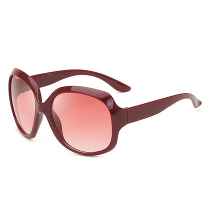 Oversized  Sunglasses Women Luxury Brand Designers Oval Sun Glasses Vintage Black Shades UV400 zonnebril dames