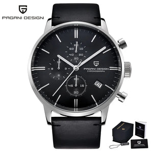 PAGANI DESIGN New 2720K Men Watch VK67 Quartz Wristwatch Multi functional Chronograph Sapphire Glass Waterproof Clock Watch Gift