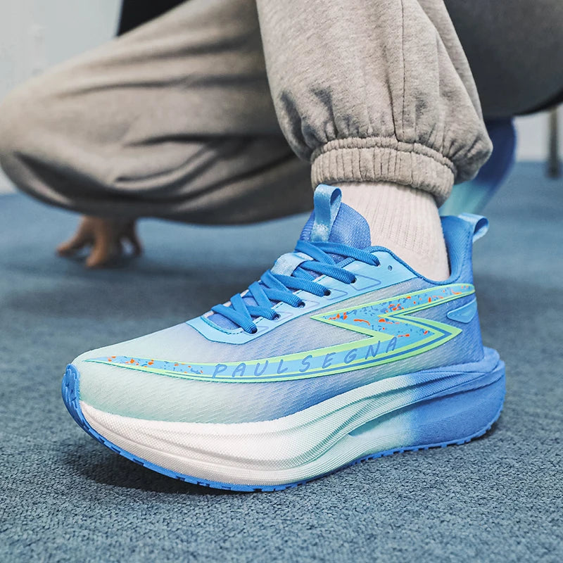 Men Running Shoes Professional Marathon Comfortable Breathe Mesh Sneakers Daily Fitness Anti Slip Shock-absorbing Jogging Shoes