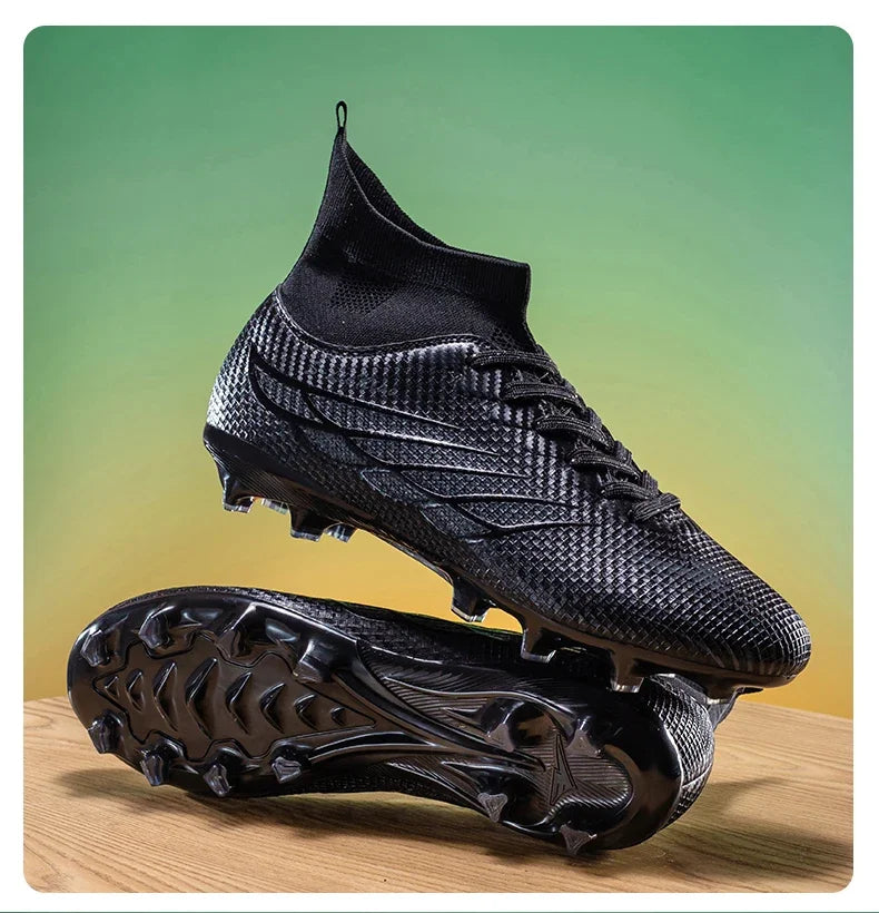 Nouvelles chaussures de football pour hommes, chaussures de sport pour terrain gazonné, chaussures de football pour matchs en plein air, chaussures d'entraînement professionnelles antidérapantes, chaussures ultralégère