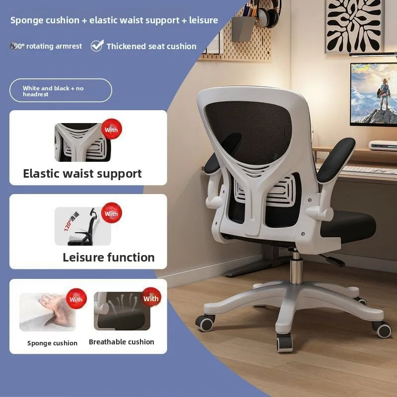 Ergonomic Gaming Chair for Dorm Office Long Hours Comfortable Computer Desk Chair Computer Chair Gaming Comfy Gaming Chair