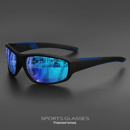 Sports Polarized Sunglasses for Men Lightweight Night Vision Male Shades Cycling Driving Fishing Fashion Mirror Sunglass UV400