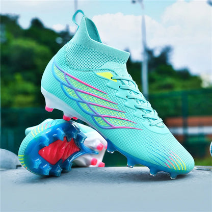 Chaussures de Football antidérapantes pour hommes, bottes de Football TF/FG, respirantes, pour l'extérieur, basses, antidérapantes, baskets de sport