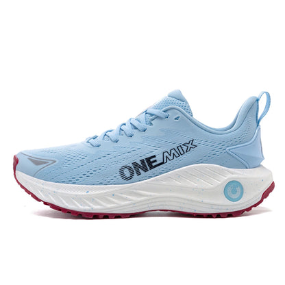 O-Resilio Running Shoes Men Cushion Stability Outdoor Sports Casual Mesh  Lace-up Lightweight Gym Jogging Sneakers