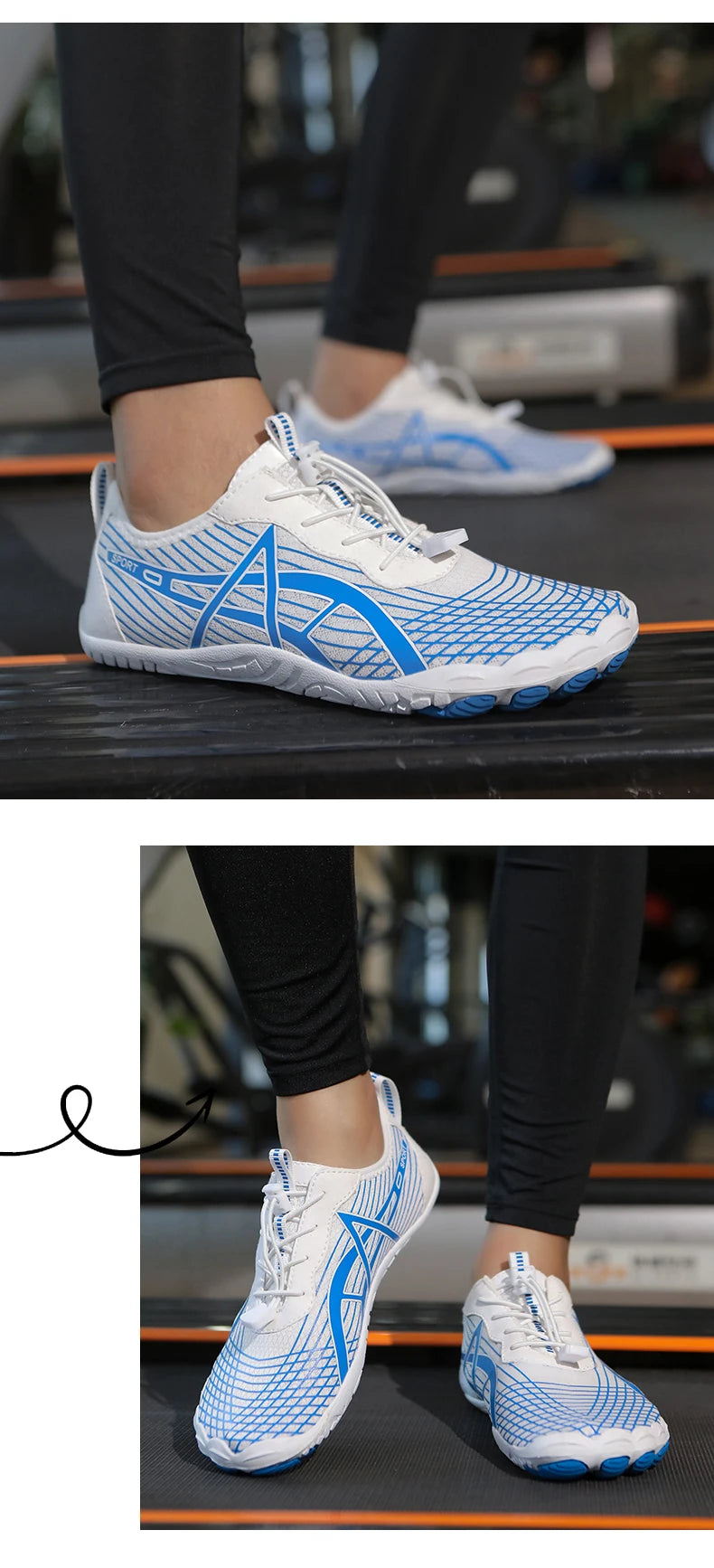 Aqua Shoes Men Water Shoes Barefoot Beach Shoes Unisex  Quick-Dry Outdoor Wadding Shoes Gym Training Footwear Sneakers Size35-46