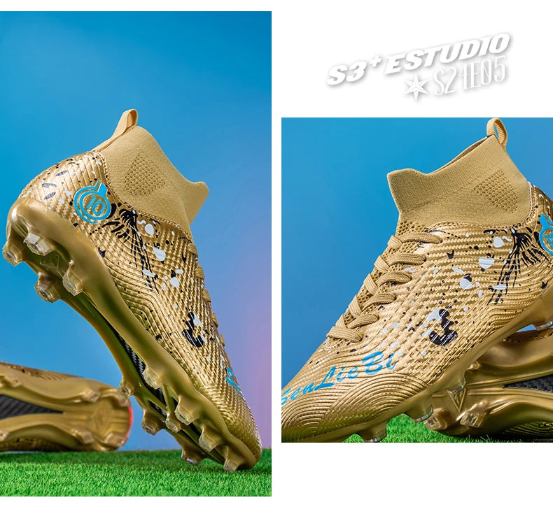 Men Professional Soccer Shoes Non-slip Football Boots Unisex Breathable Futsal Sports New Cleats Drop Shipping Ultralight