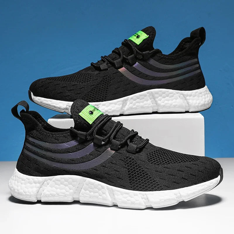 Herren-Freizeitsportschuhe, atmungsaktive, leichte Sneaker, rutschfeste flache Schuhe, Outdoor-Laufschuhe, Wanderschuhe, Tennis- und Sport-Joggingschuhe