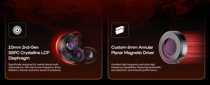 SIMGOT EG280 In Ear Monitor 1DD+1 Planar HiFi IEM Wired Gaming Earphone with Detachable 2Pin OFC Cable Optimized for HiFi&Gaming