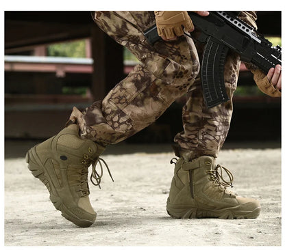 Men Tactical Boots Boots Men Desert Waterproof Work Safety Shoes Hiking Shoes Ankle Men Outdoor Boots