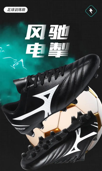Hybrid Stud Soccer Boots With Durable Anti-slip Performance, Comfy To Wear For Casual Football Exercise And Competitive Games