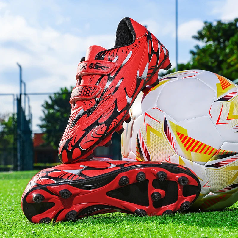 Chaussures de football 2026 pour hommes et femmes, crampons longs, chaussures de sport unisexes de marque, chaussures d'entraînement pour filles et garçons