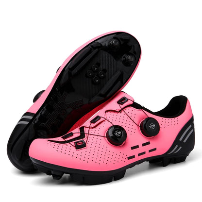 Scarpe da ciclismo di alta qualità da uomo SPD autobloccanti per bici da corsa, scarpe sportive da donna MTB da montagna antiscivolo 36-47