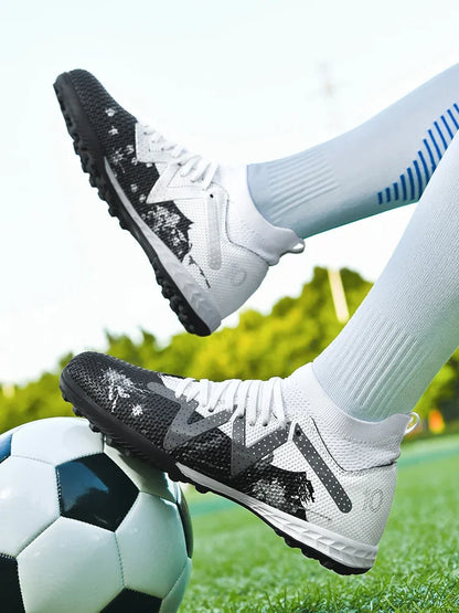 Chaussures de football pour homme, crampons Society, chaussures de football professionnelles, chaussures de football d'intérieur pour terrain rapide, baskets pour garçon, entraînement original