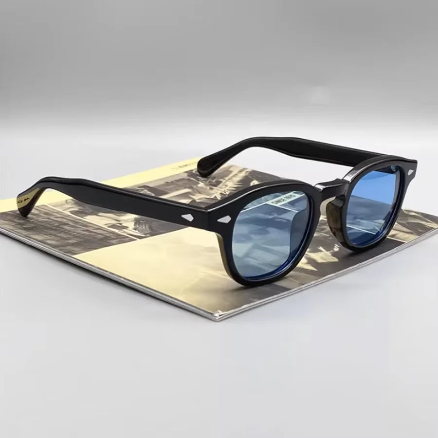 Polarized Sunglasses Men Sun Glasses Woman Johnny Depp Lemtosh Luxury Brand Vintage Acetate Frame Goggles