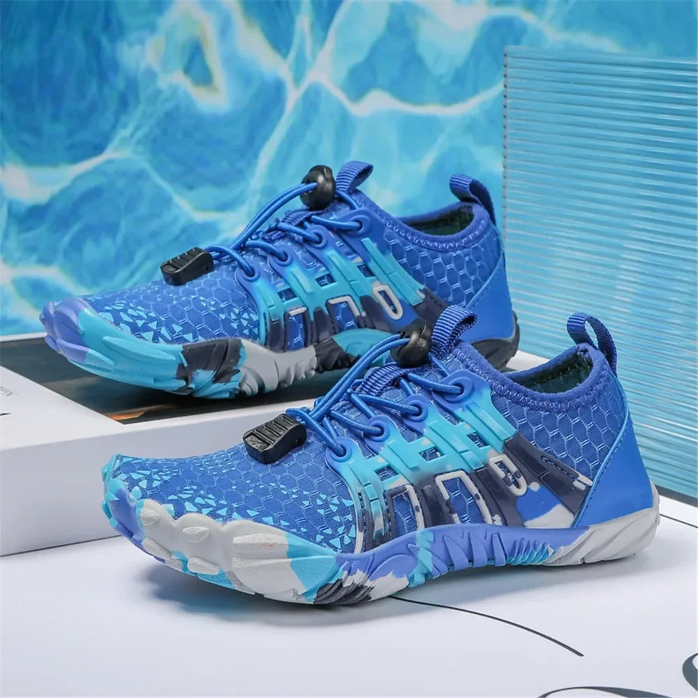 12 Farben Wasserschuhe für Kinder, Sommer, Strand, Five Fingers, Barfuß, Schwimmen, Aqua-Schuhe, schnell trocknend, Meer, Fluss, Kindersneaker