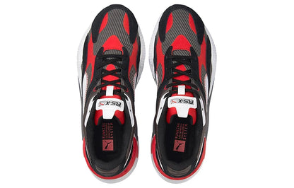 Baskets basses durables Puma Rs-X³ Twill Air Mesh, noir, blanc, rouge, 368845-02