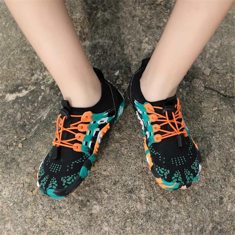 12 Farben Wasserschuhe für Kinder, Sommer, Strand, Five Fingers, Barfuß, Schwimmen, Aqua-Schuhe, schnell trocknend, Meer, Fluss, Kindersneaker