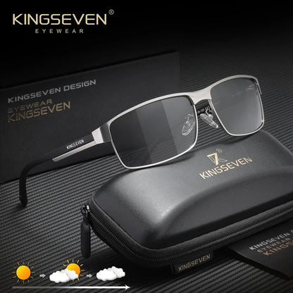 KINGSEVEN Luxury Classical Vintage Unisex Polarized Sunglasses Outdoor Sports Protective Anti-Glare Trendy Driving Eyewear