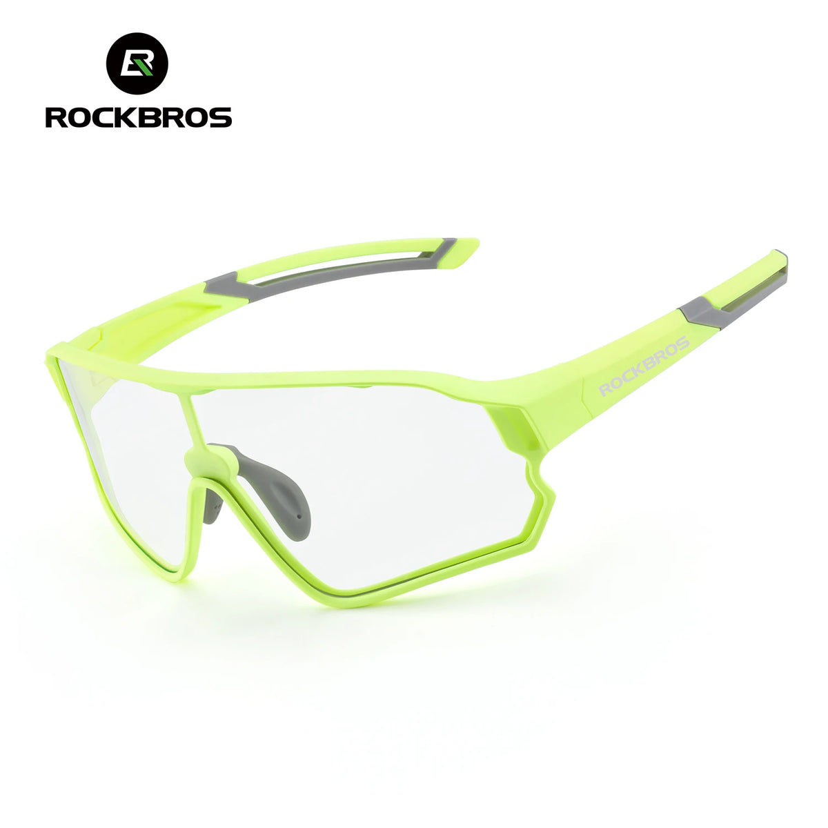 ROCKBROS Occhiali da ciclismo polarizzati fotocromatici per bambini con protezione UV400 Occhiali da sole per sport all'aperto Occhiali da bicicletta MTB per bambini