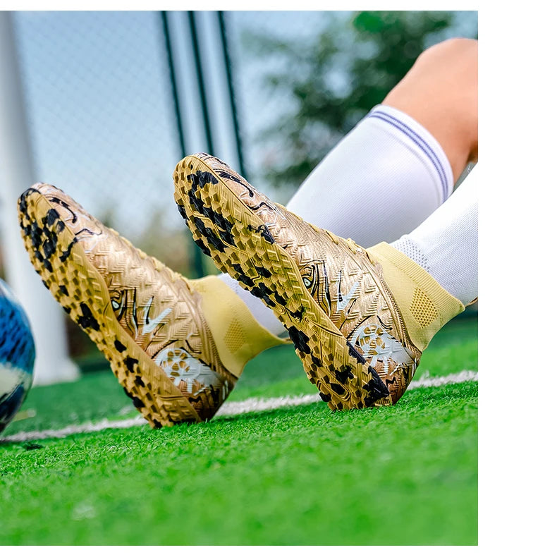 Sapatilhas de futebol profissional para homem, sapatilhas com pitões, sapatilhas de futebol originais, botas para campo de futebol de interior, treino em relva, TF/FG, ténis