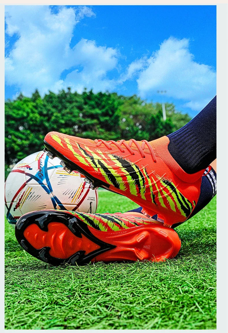 Herren-Fußballschuhe Sport Ultraleicht Rutschfest Outdoor Erwachsene Stollen Spiel Unisex-Fußballschuhe Bequem Rasen Hochwertig