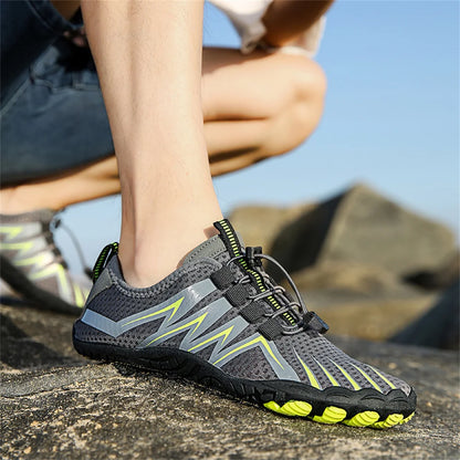 Unisex snabbtorkande vattenskor för män och kvinnor – färgglada strand-, sim-, surf- och havsskor – parskor – barfota- och Upstream-sneakers
