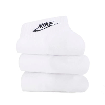 Nike Men's Socks, Women's Socks, Casual Socks, Fashionable Basketball Socks, Thin Socks, Comfortable and Breathable Sports Socks (3 Pairs) Dx5074-911