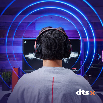 Original HyperX Cloud Alpha Wireless Gaming Hedsets Detachable Mic Dual Chamber Drivers On-Earcup Controls 300hr Playtime